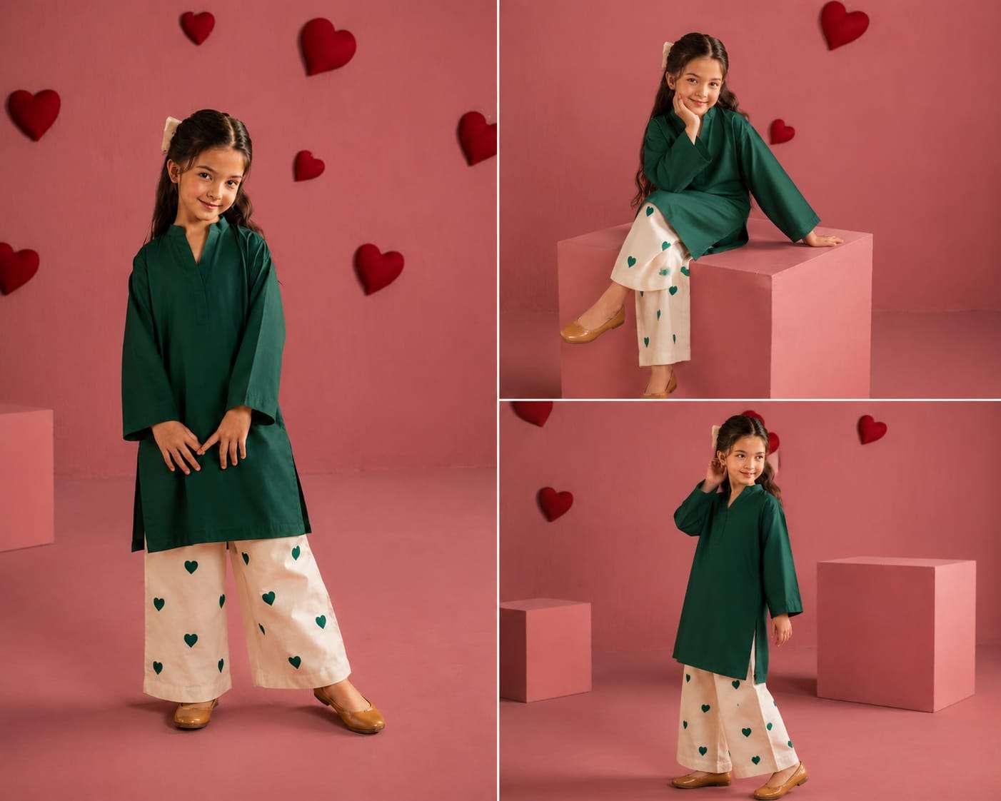 K 2001 COLOR SERIES RAYON EMBROIDERY KURTI PALAZZO FOR KIDS GIRL TREND FESTIVAL WEBSITE